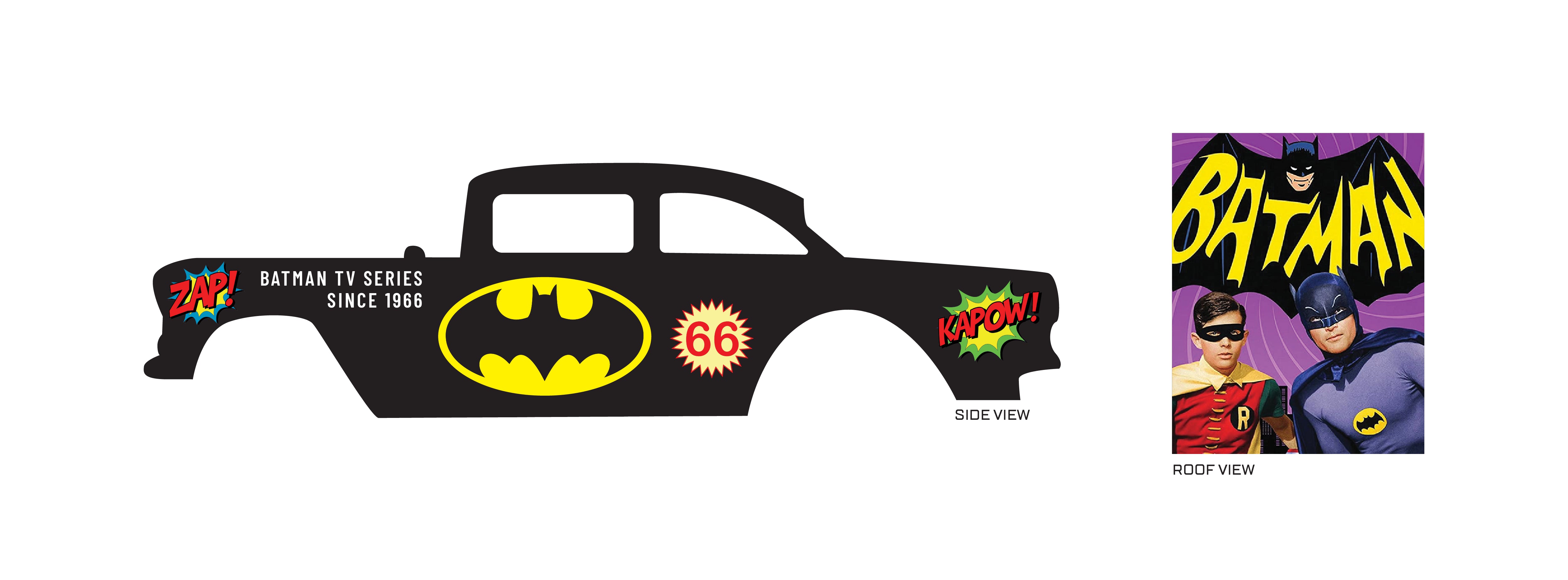 Batman TV Series Toy Vehicle Decals – Diecast Car Sales