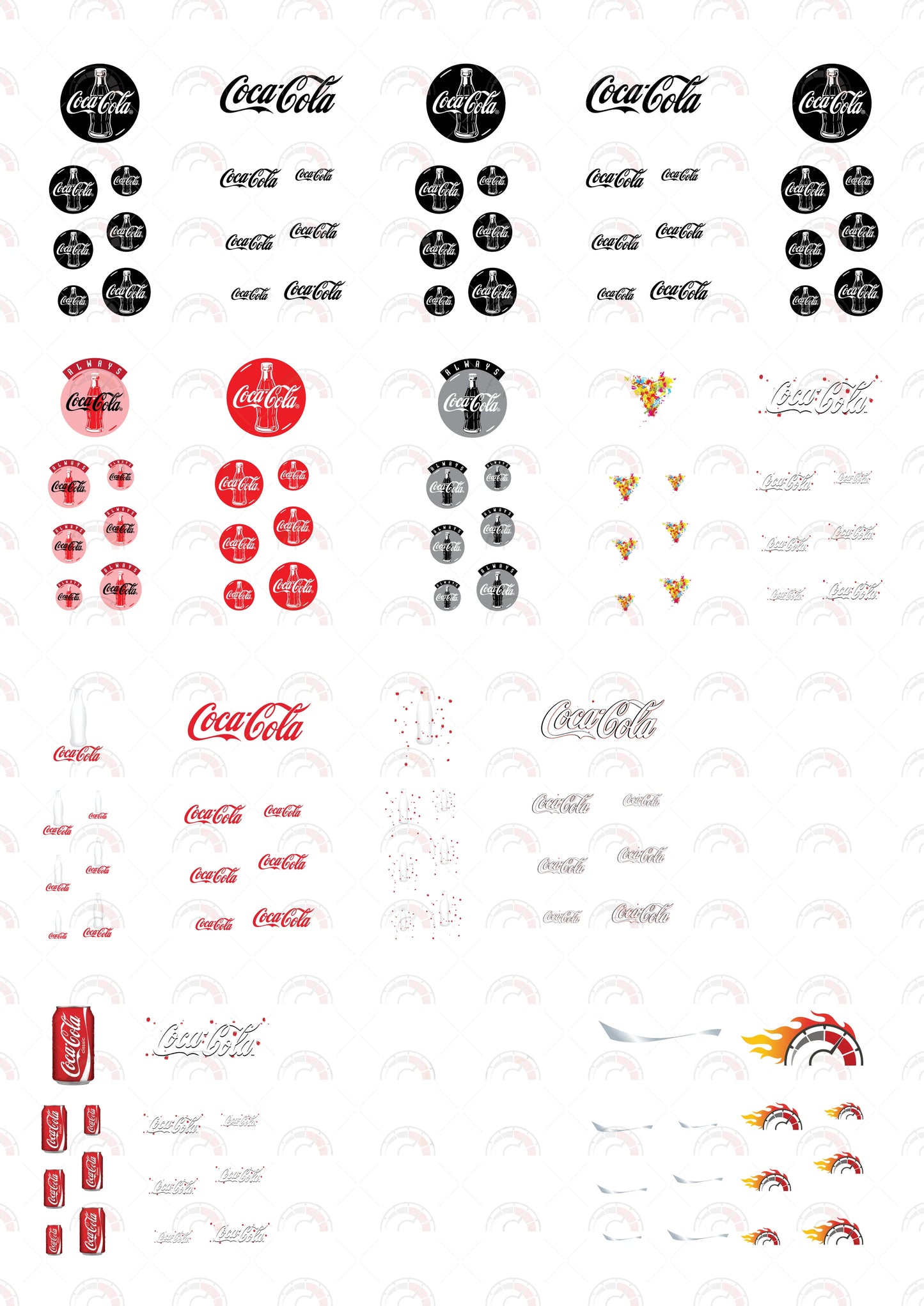 Coca Cola Bottle Black