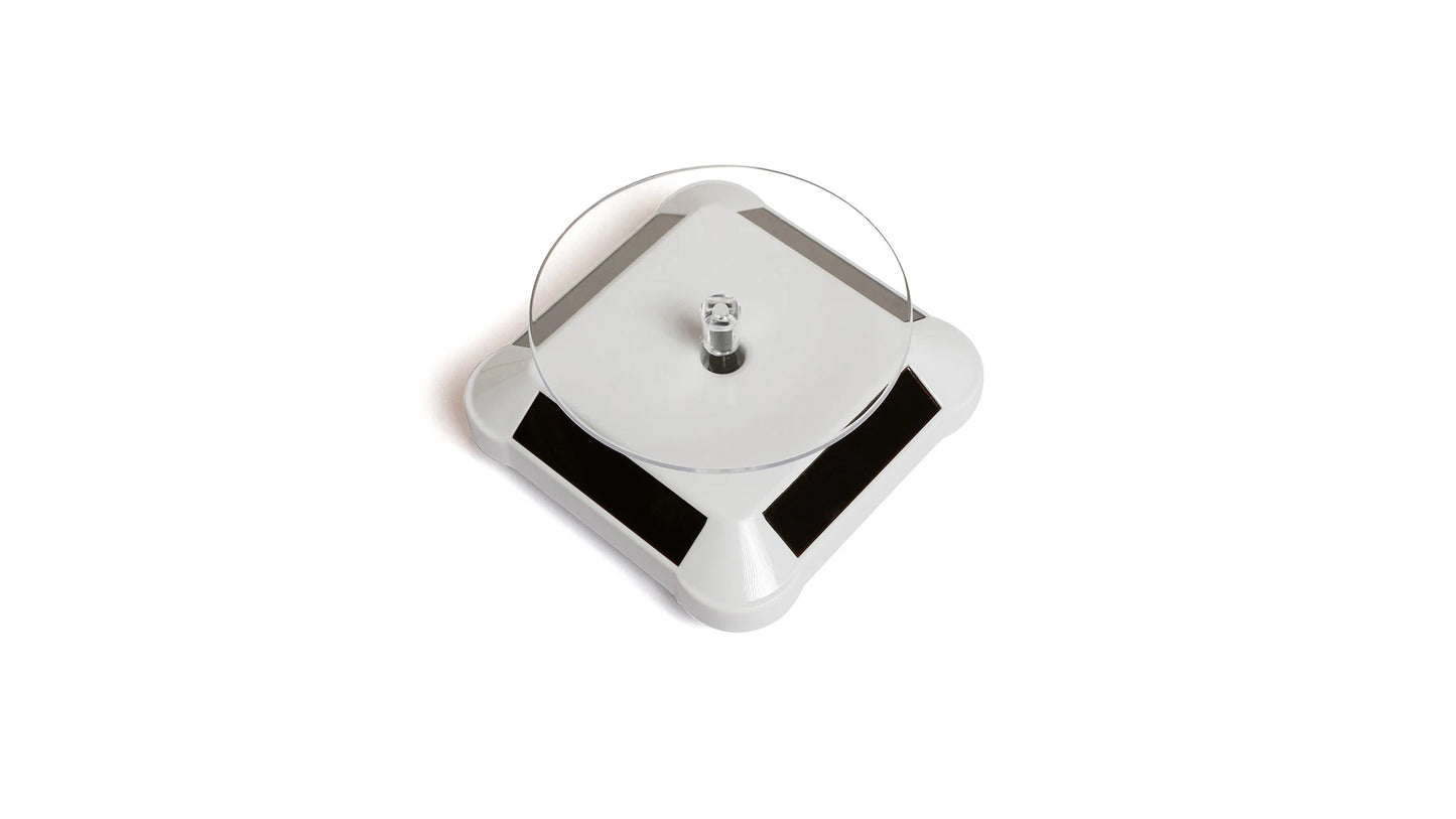 Solar Display Turntable with LED Lights
