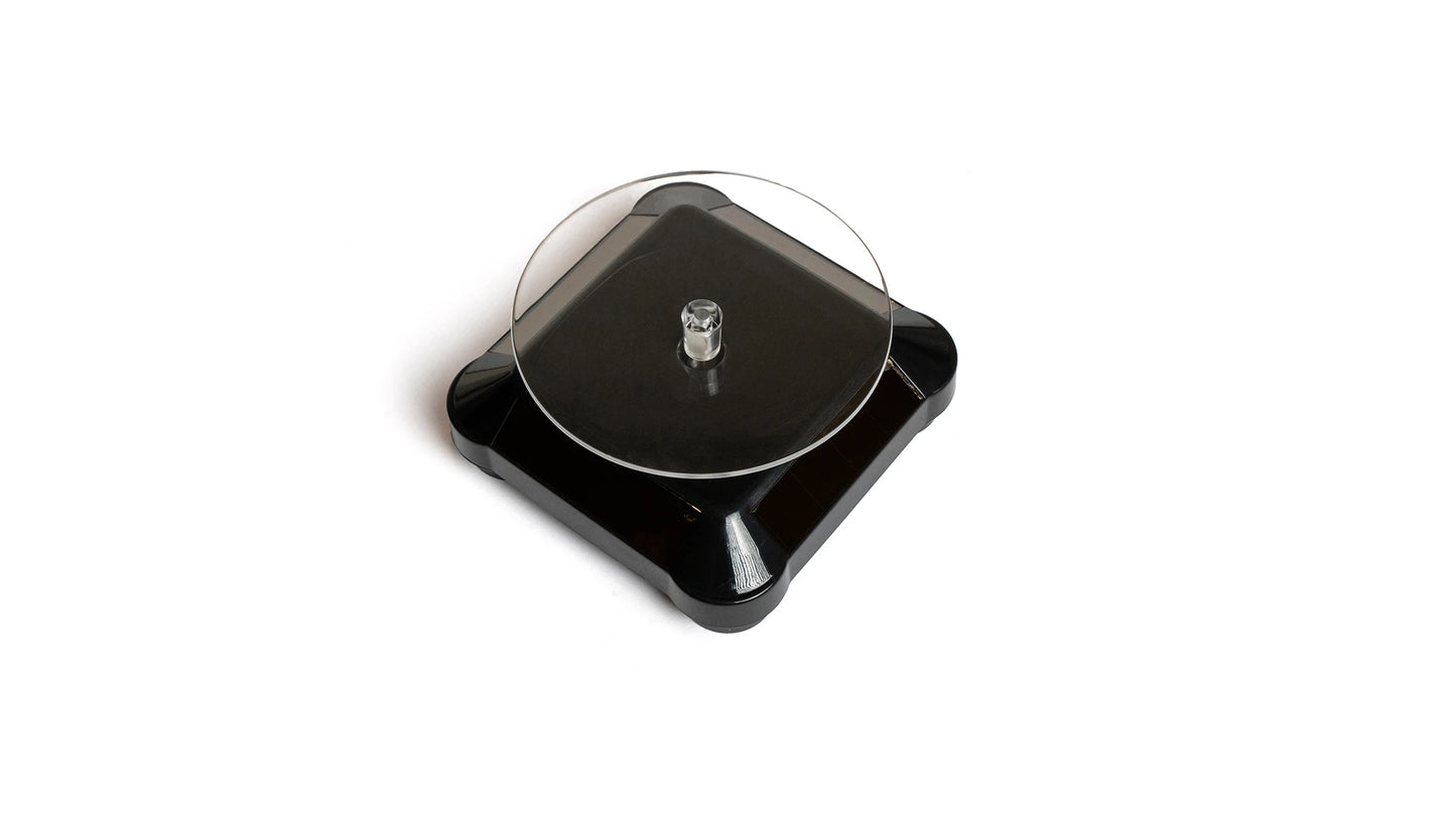 Solar Display Turntable with LED Lights